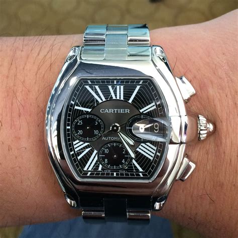 cartier roadster xl chronograph watch